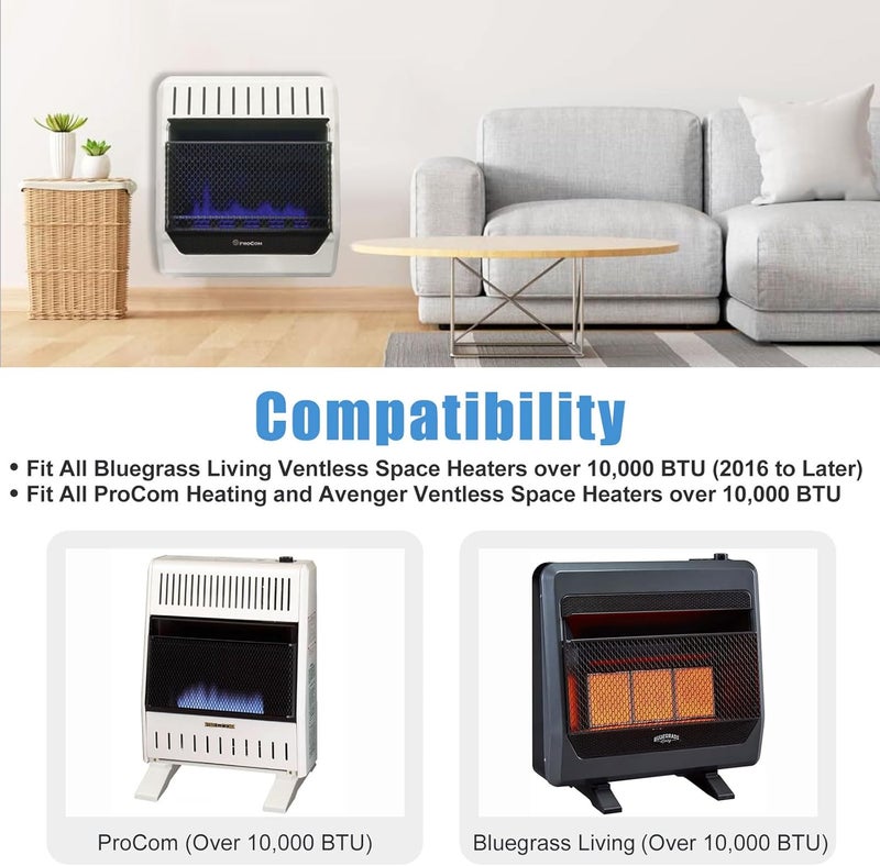 Criditpid MGB100 Wall Heater Blower Fan Kit for ProCom, Avenger MG and Bluegrass Living Ventless Space Heaters Over 10,000 BTU, Replacement ProCom MGB100 Blower Vent-free Wall Heater Fan Accessory Kit - Image 3